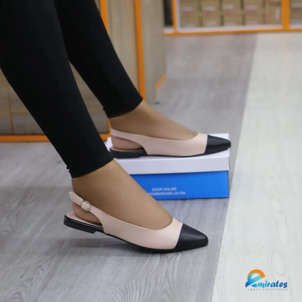 Ravena two-tone Slingback Flats