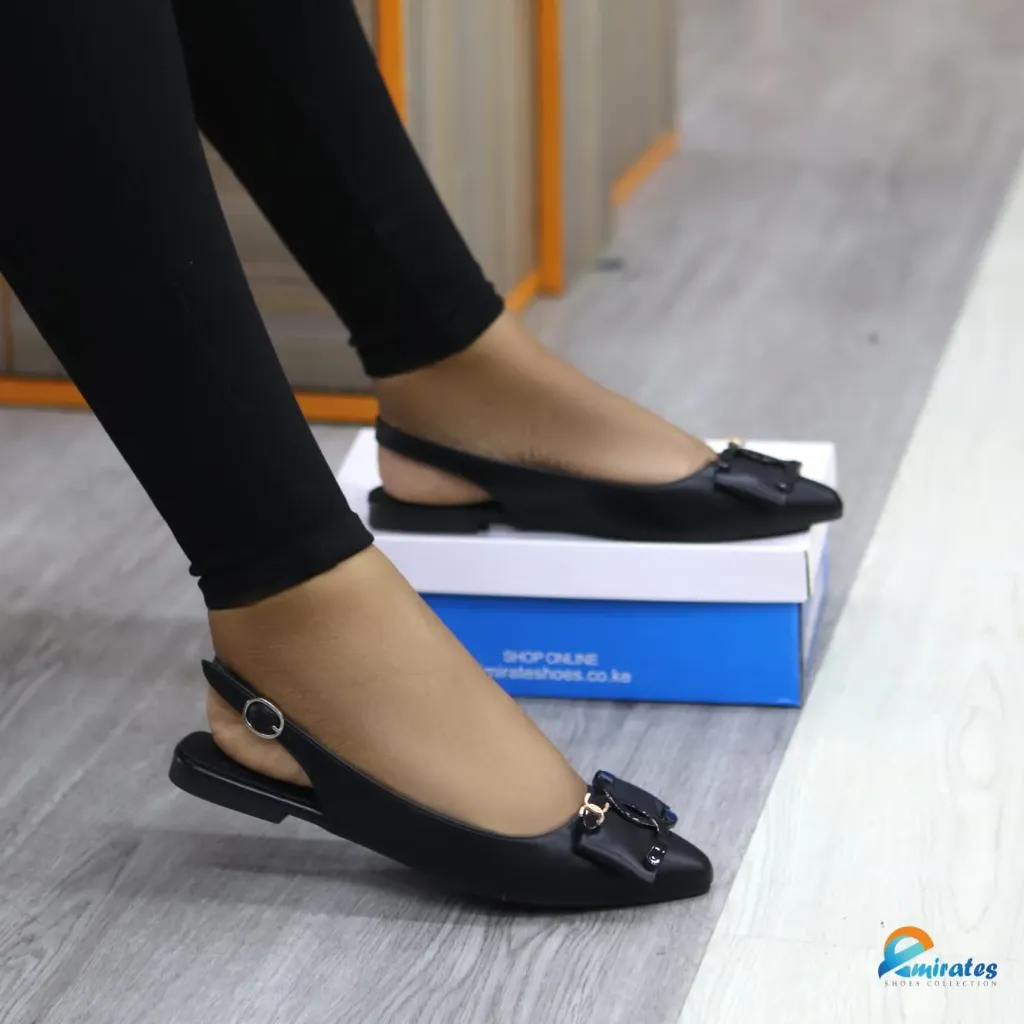 Coreen Slingback ballet flats (red)