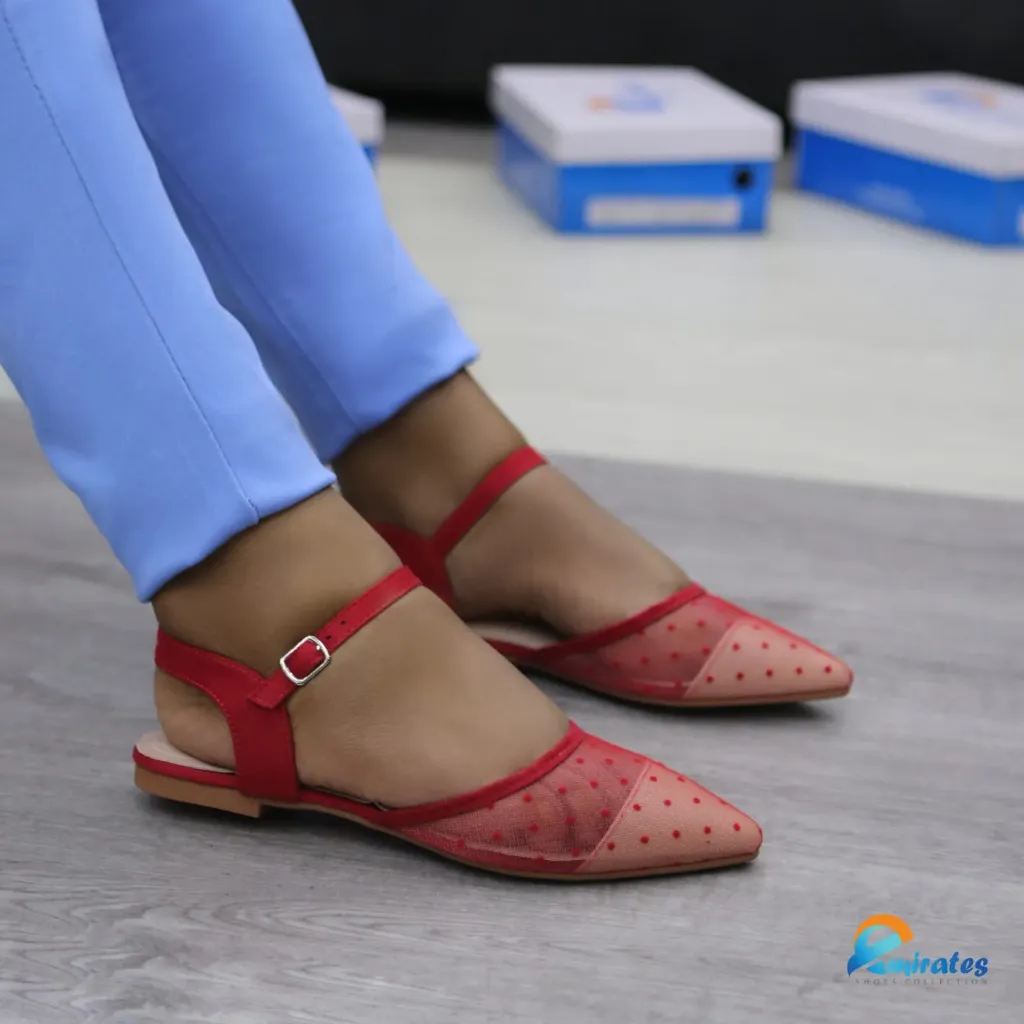 Ivanna Pointed toe Mesh flats