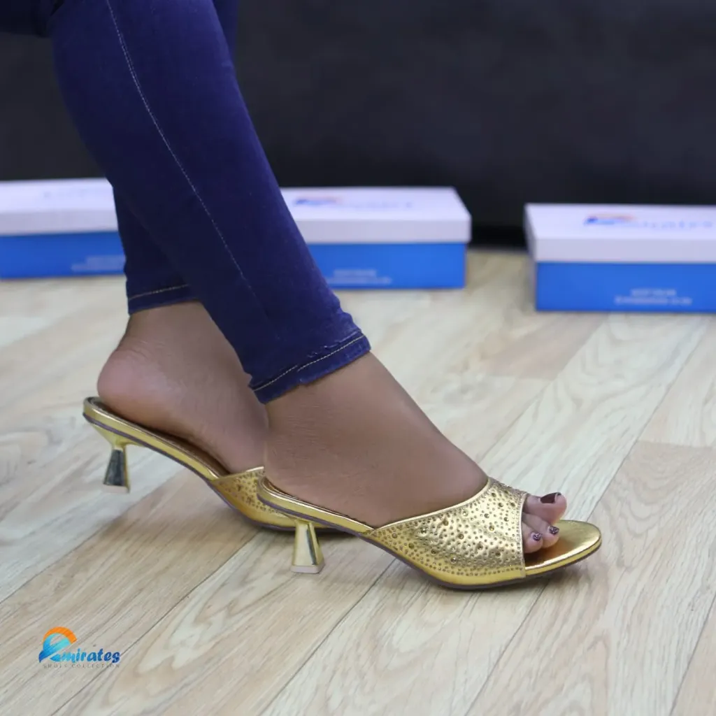 Erica Open toe Kitten heels