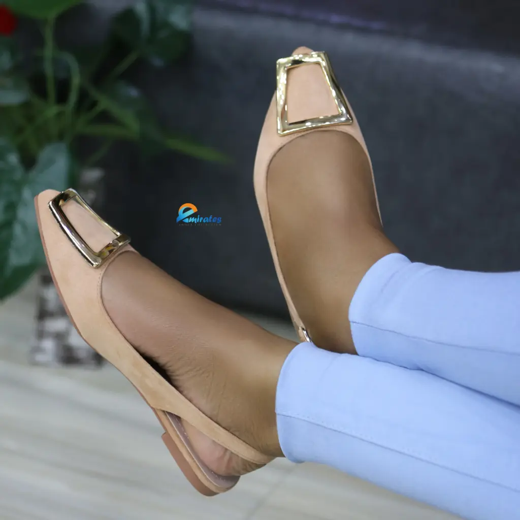 Brittney pointed toe slingback flats