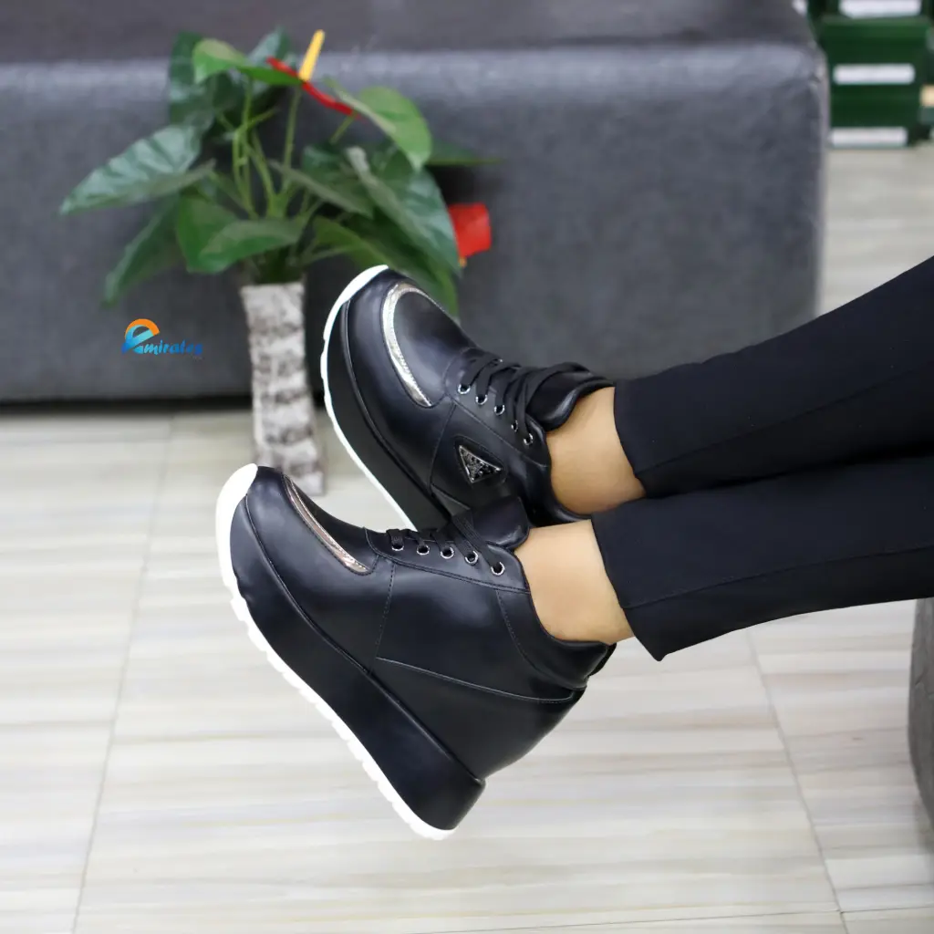 Buffy sneaker wedges