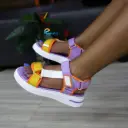 Capri multi colored trekking sandals 
