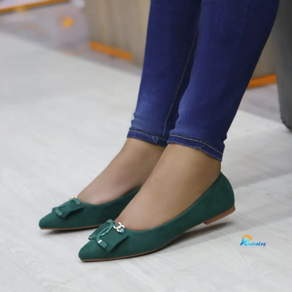 Coreen Ballet Flats (Chocolate mauve)