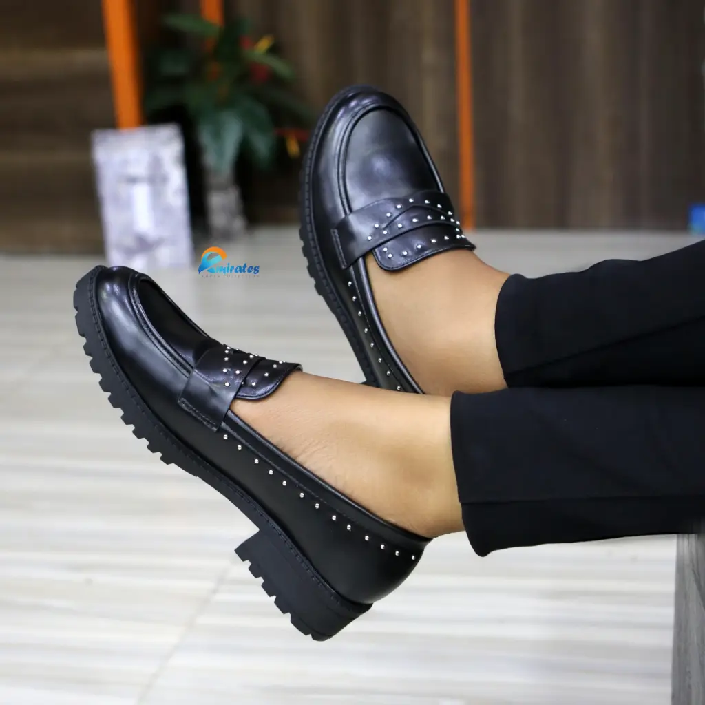 Gemini studded loafers 