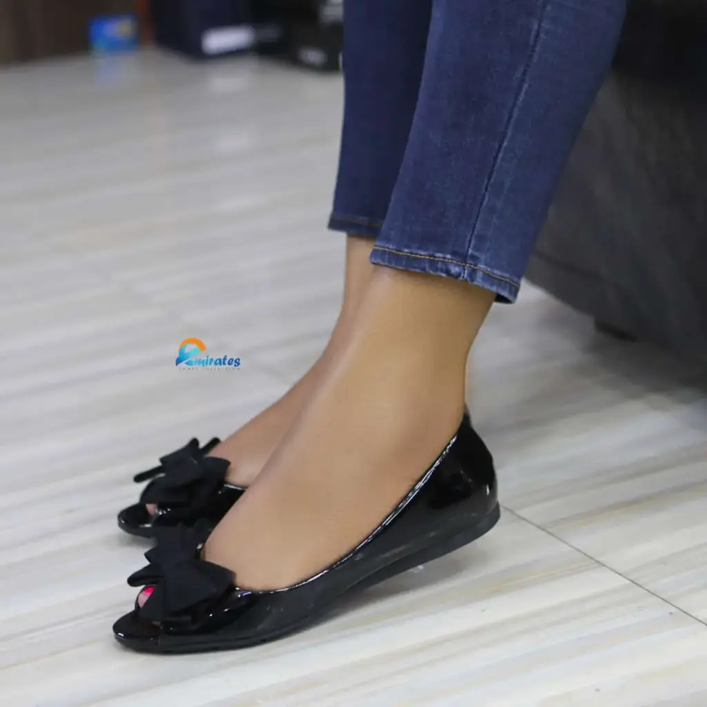 Lisette peep-toe ballerina flats