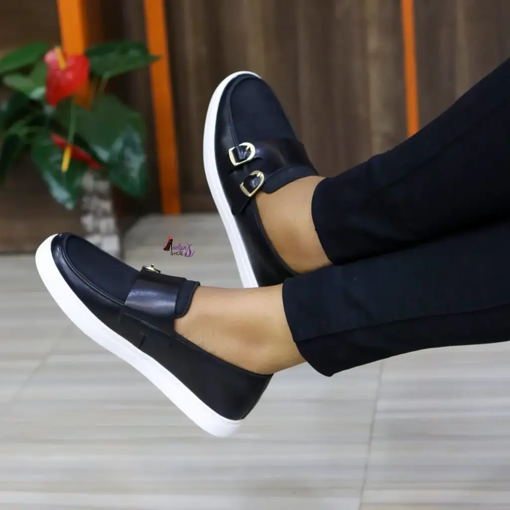 Galiana buckle slip-on sneakers