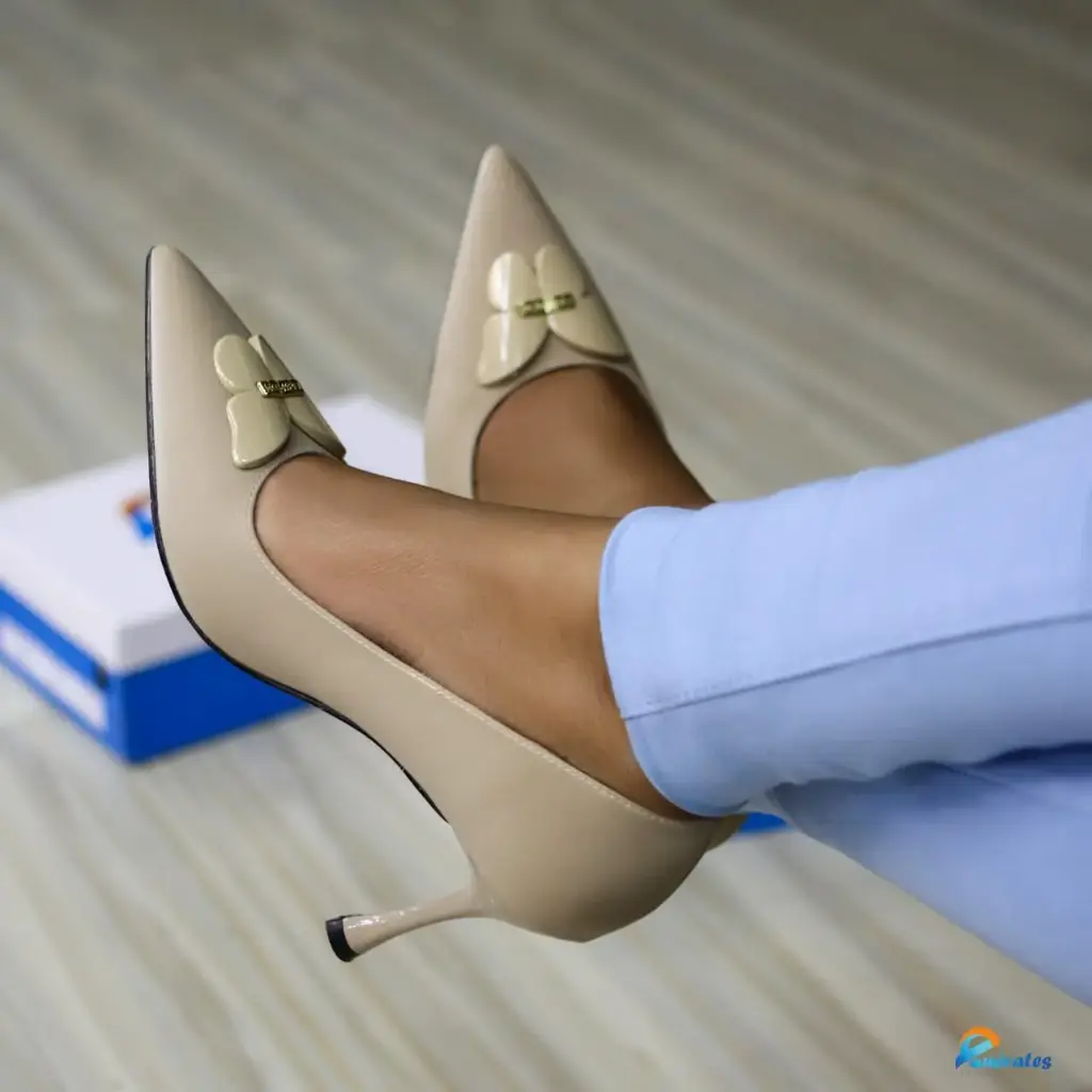 Cynthia pointed-toe heels