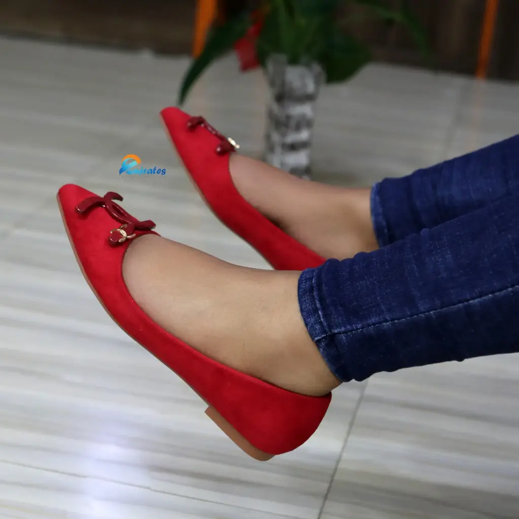Scarlet Allure Red flats