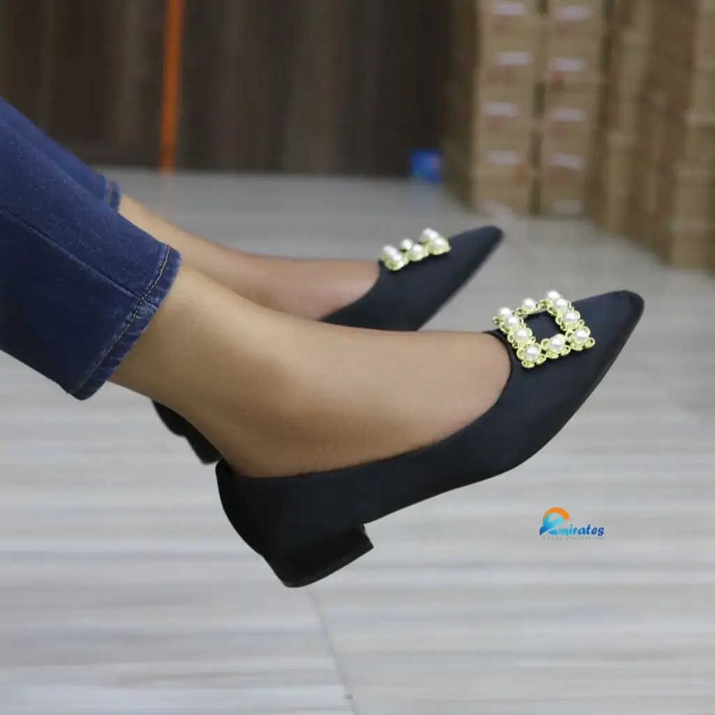 Neoma low block heel flats