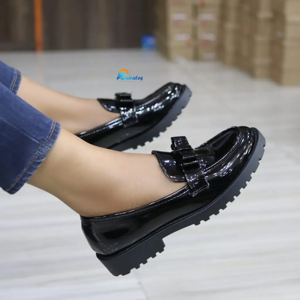 Genevieve bow detail loafers