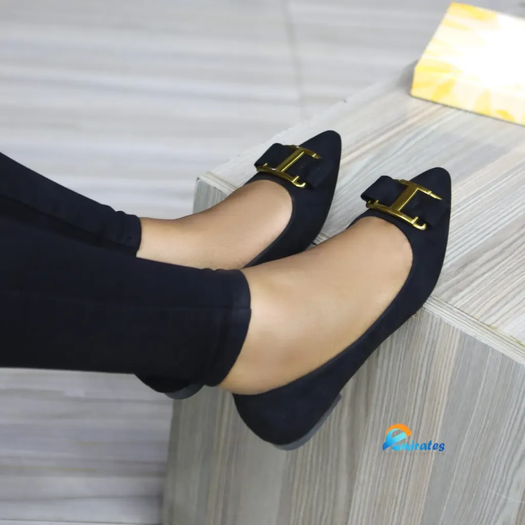 Keeva Ballet Flats (Black)