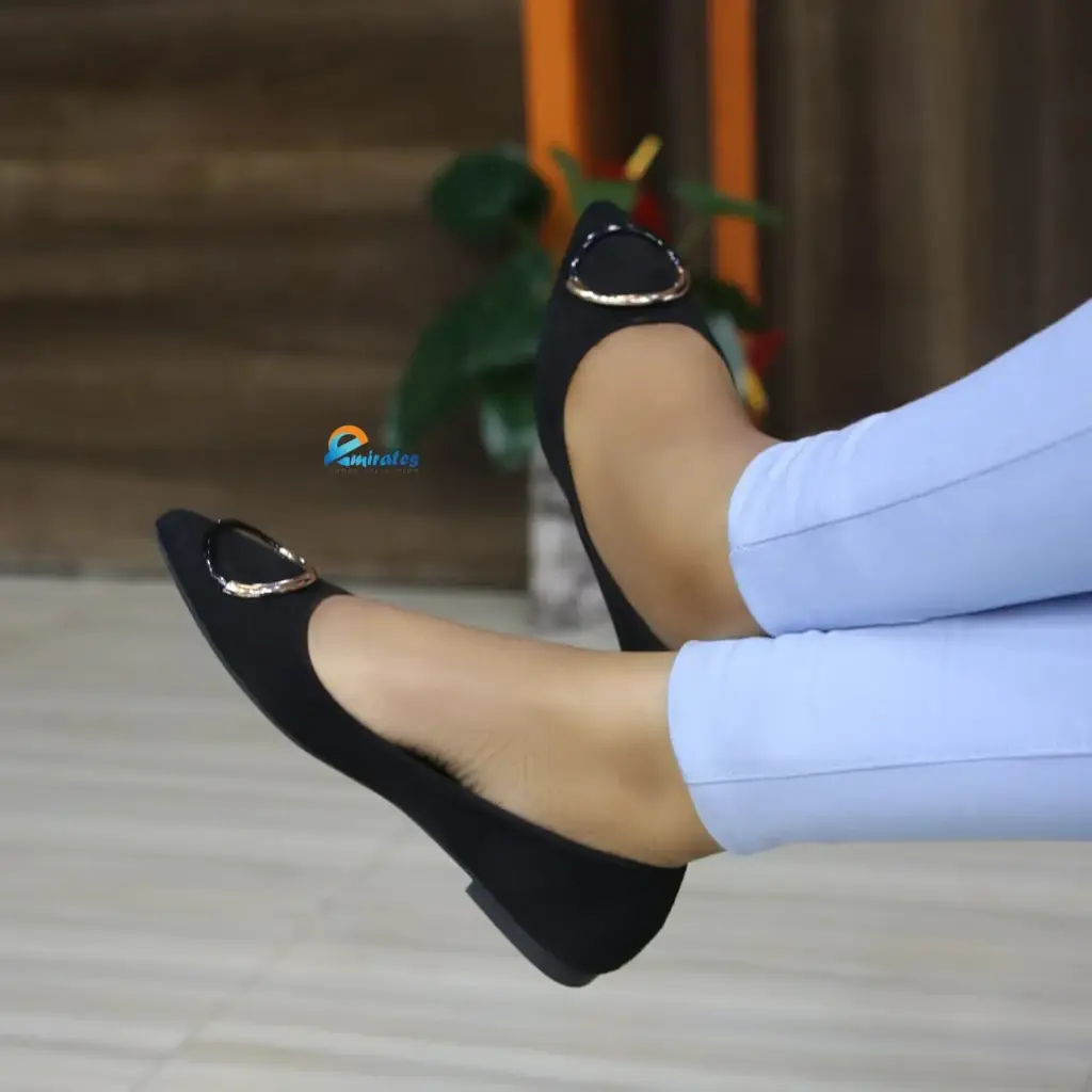 Gaya pointed toe flats  (blue)