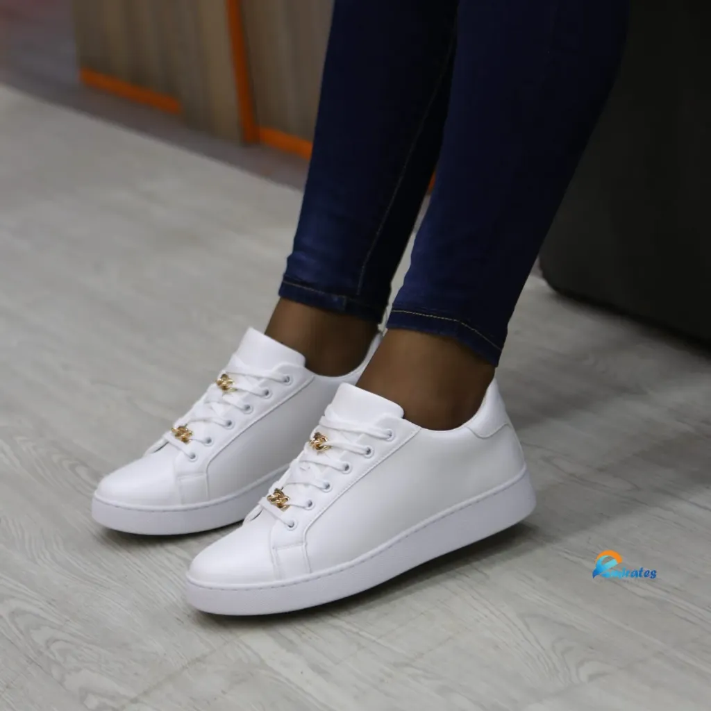Casen lace-up fashion sneakers (white)