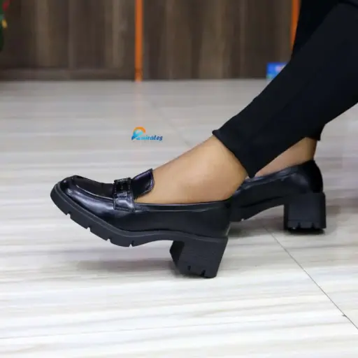 Rory block heel loafers