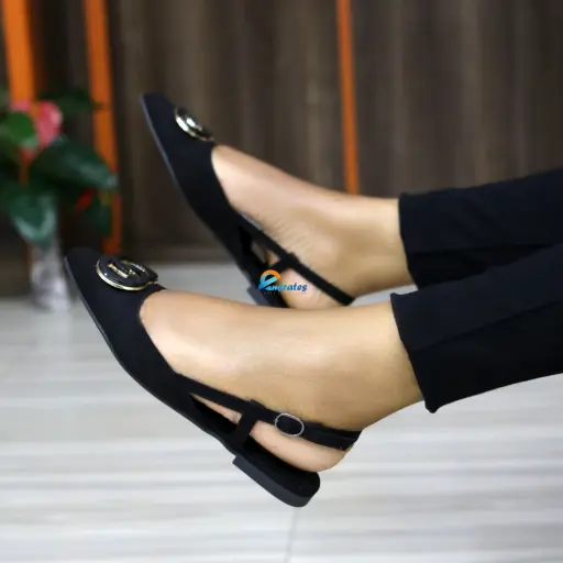 Ethel slingback pointed toe flats