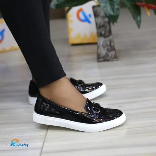 Isaline leather slip-on loafers 