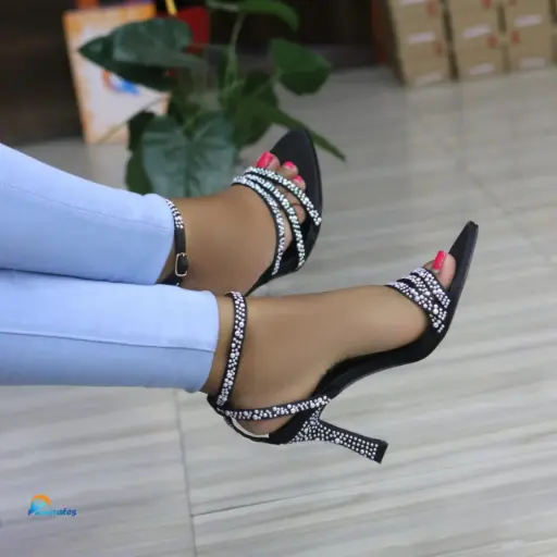 Andrea ankle strap heels